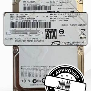 هارد معادل فوجیتسو MHZ2250BH GI fujitsu- 250GB